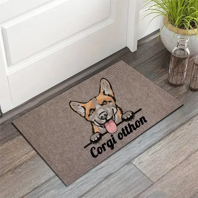 Lábtörlő - Corgi otthon beltéri lábtörlő
