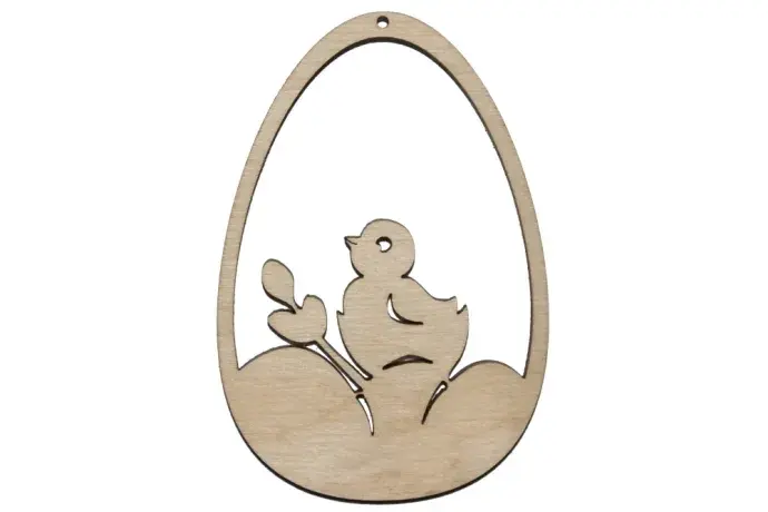 Fa húsvéti dísz - csibe és virág Fa húsvéti dísz - csibe és virág