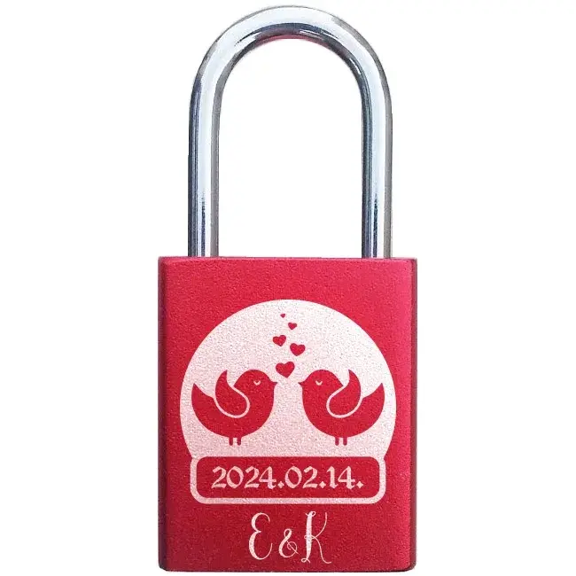 Piros szerelem lakat - Madarak