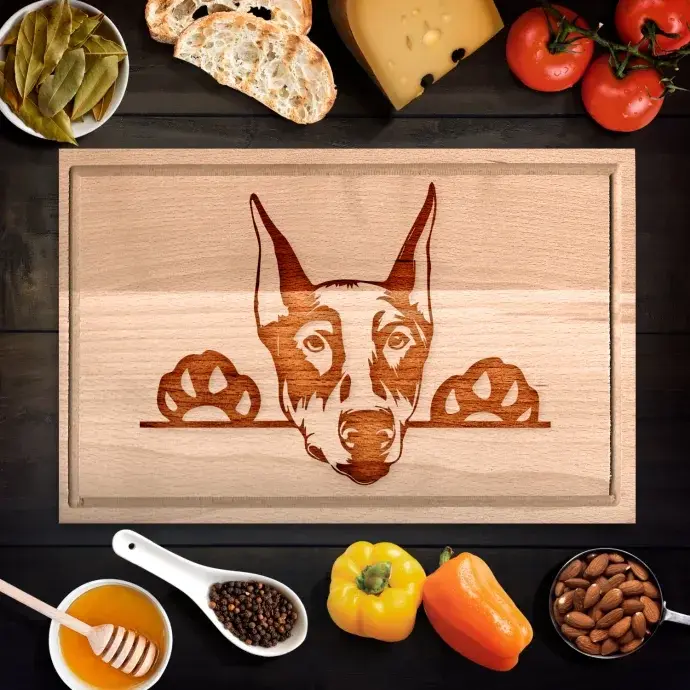 Dobermann vágódeszka - kicsi