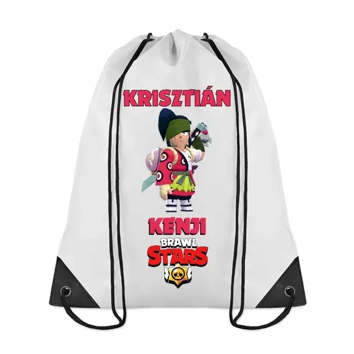 Tornazsák - Brawl Stars- Kenji - egyedi névvel