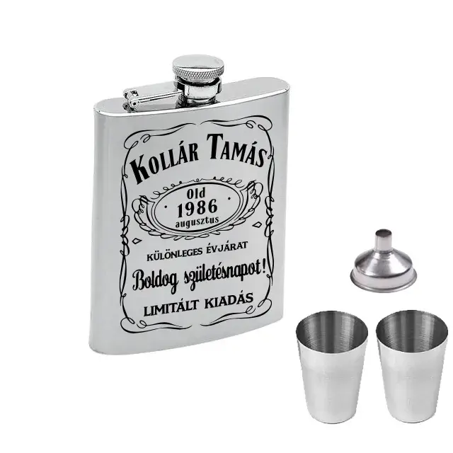 Whiskys flaska szett születésnapra