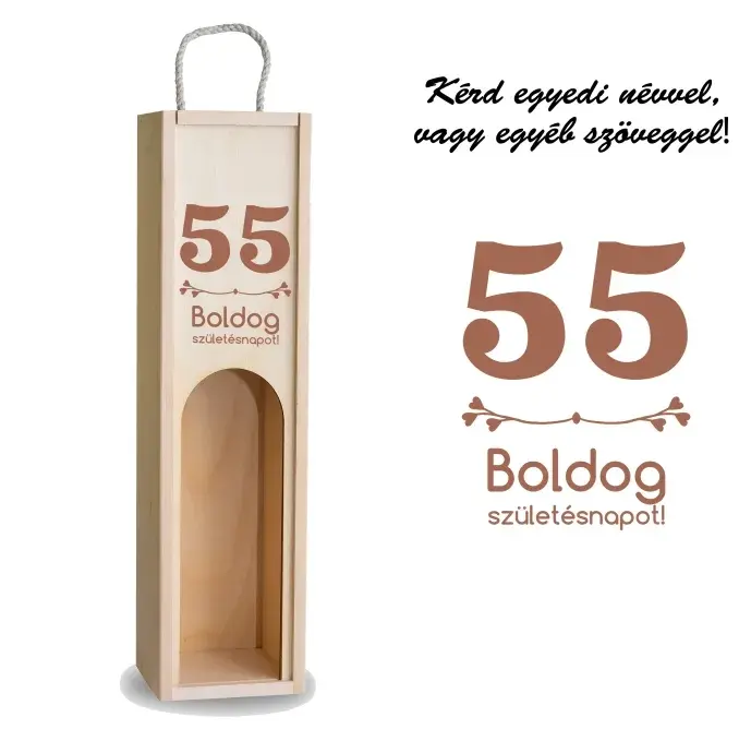 Fa bortartó ablakos - Boldog születésnapot 12