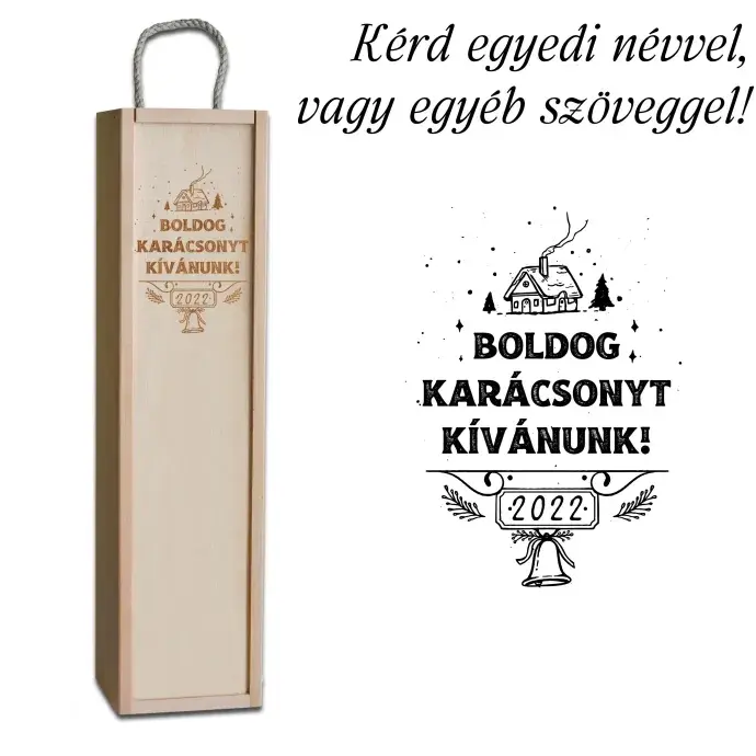 Fa bortartó doboz - Karácsony