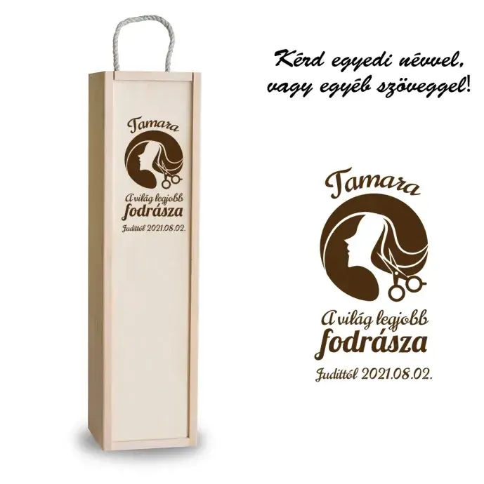 Fa bortartó doboz - Fodrász