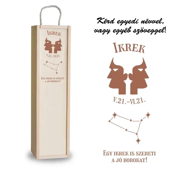 Fa bortartó doboz - Ikrek