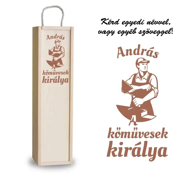 Fa bortartó doboz - Kőműves