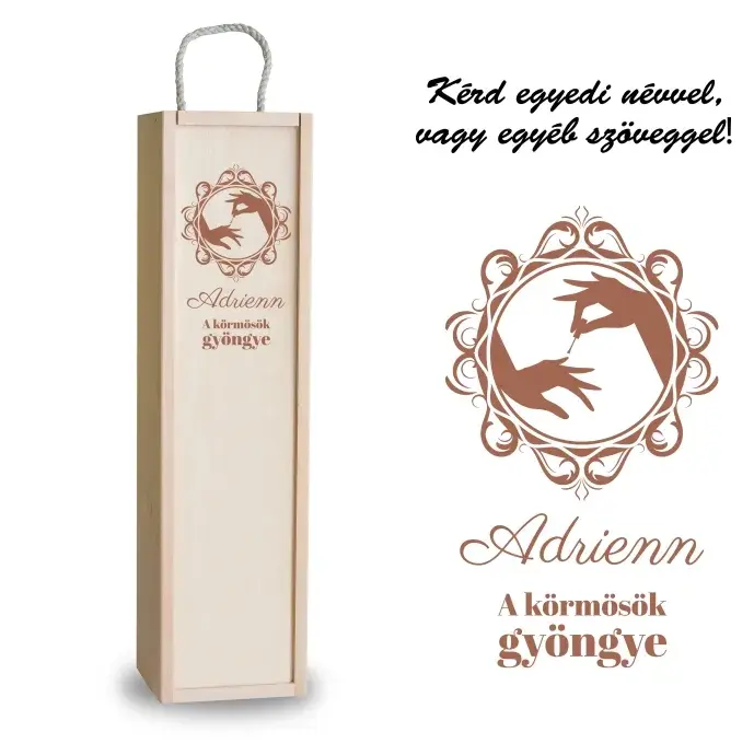 Fa bortartó doboz - Műkörmös