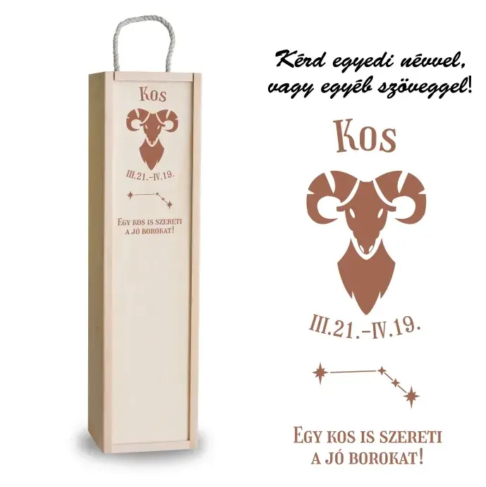 Fa bortartó doboz - Kos