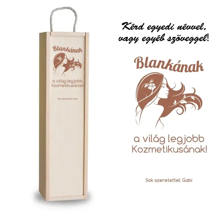 Fa bortartó doboz - Kozmetikus