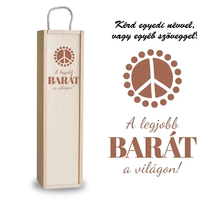 Fa bortartó doboz -Legjobb barát a világon