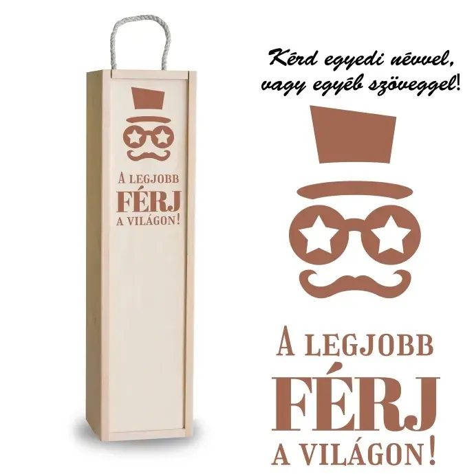 Fa bortartó doboz - Legjobb férj a világon