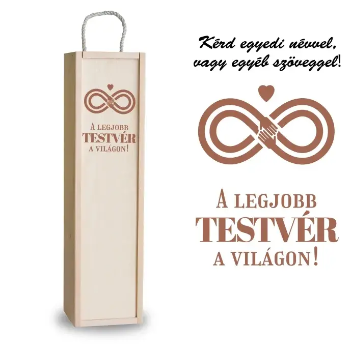 Fa bortartó doboz -Legjobb Testvér a világon