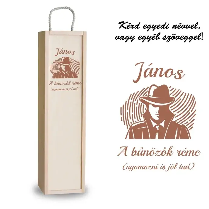 Fa bortartó doboz - Nyomozó