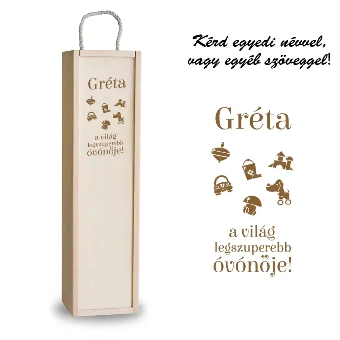Fa bortartó doboz - Legszuperebb Óvónő