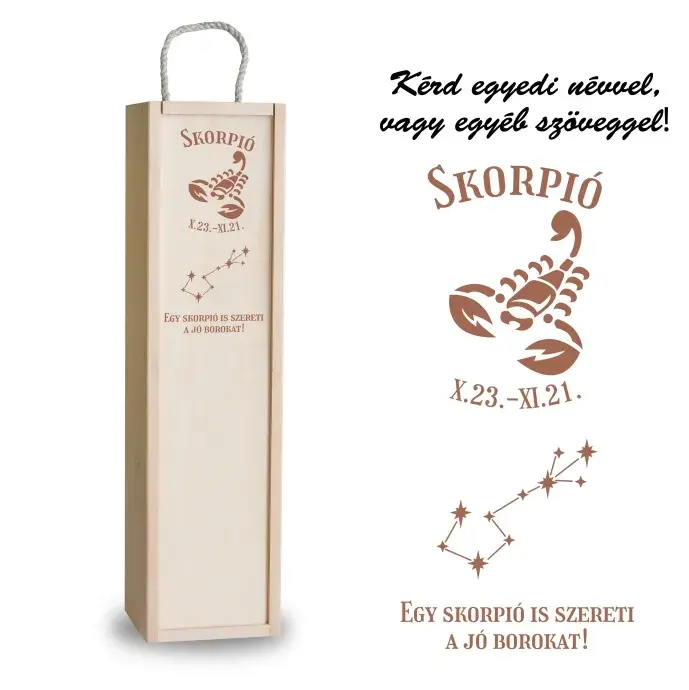 Fa bortartó doboz - Skorpió