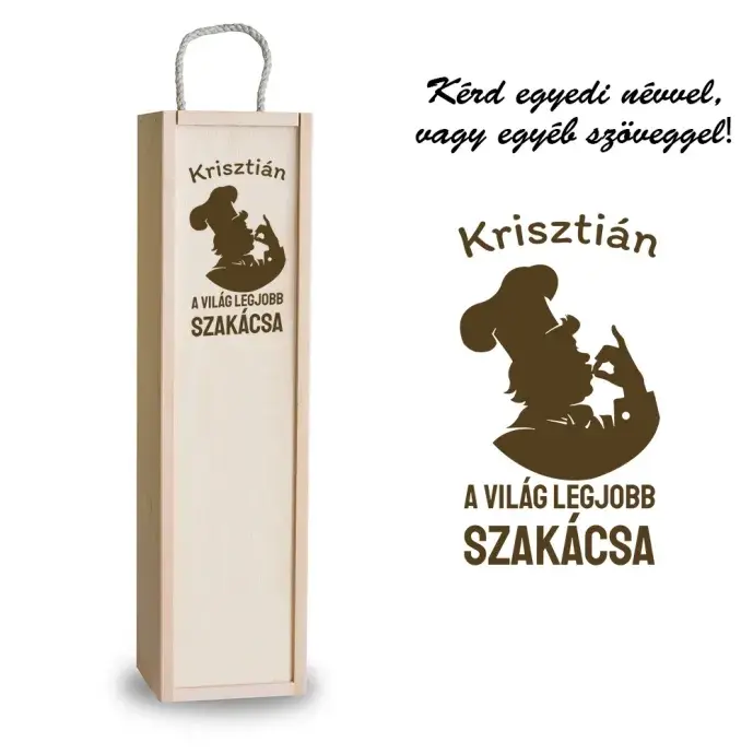 Fa bortartó doboz - Legjobb szakács