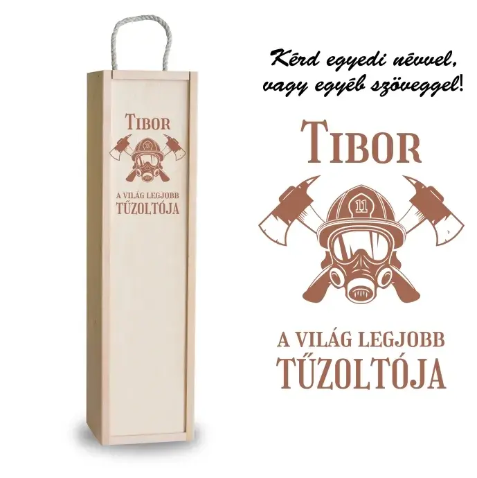 Fa bortartó doboz - Tűzoltó