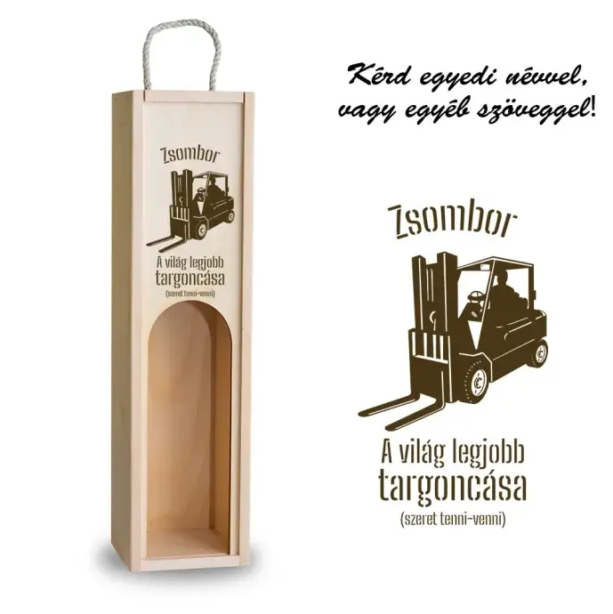 Fa bortartó ablakos - Targoncás