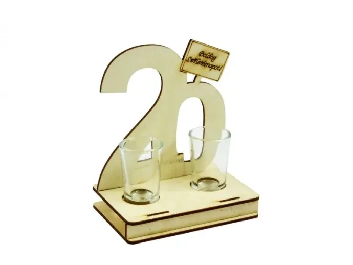 Fa italszett - 20. Születésnapra Fa italszett - 20. Születésnapra