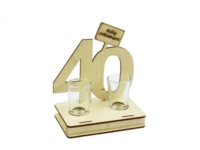 Fa italszett - 40. Születésnapra Fa italszett - 40. Születésnapra