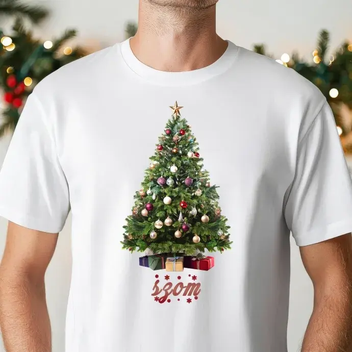 Karácsonyi fa - szom póló - férfiaknak Karácsonyi fa - szom póló - férfiaknak