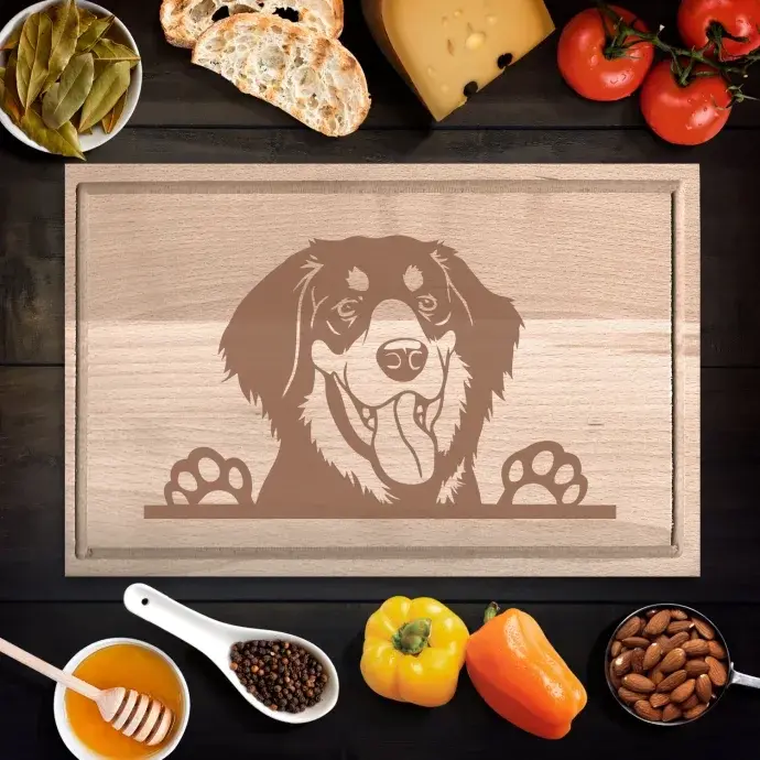 Hovawart vágódeszka -nyeles