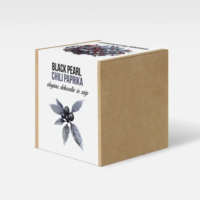 Fekete gyöngy chili paprika növény nevelő szett