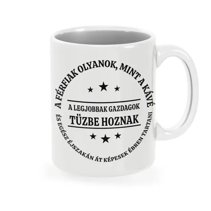 Bögre - A férfiak olyanok mint a kávé ..