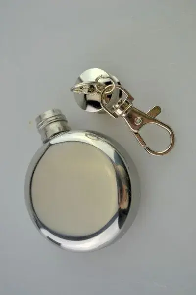 Fém flaska kulcstartó - Kör