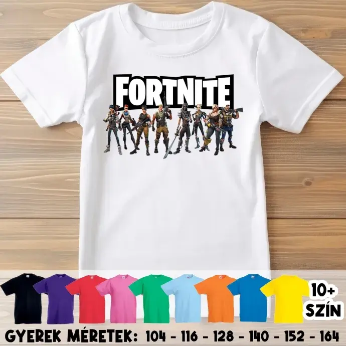 Gyerek póló - Fortnite csapat Gyerek póló - Fortnite csapat