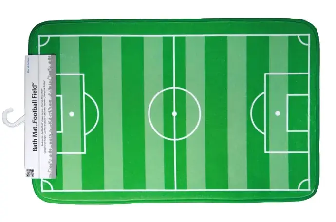 Fürdőszoba szőnyeg - focipálya Fürdőszoba szőnyeg - focipálya