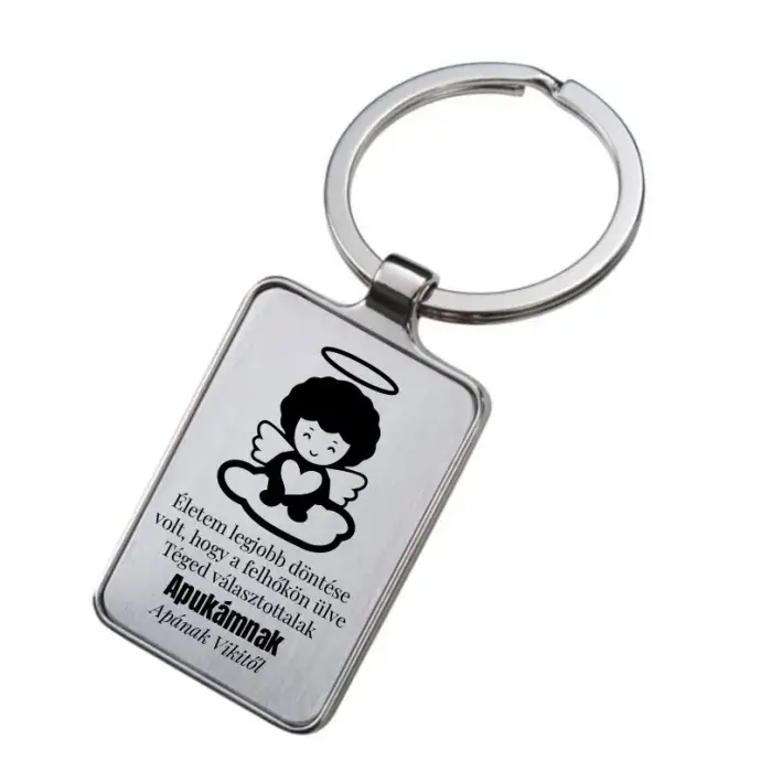 Gravírozott kulcstartó - Apukámnak