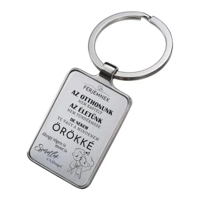 Gravírozott kulcstartó - Férjemnek