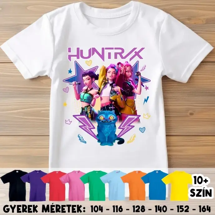 Gyerek póló - K-pop - Huntrix Gyerek póló - K-pop - Huntrix