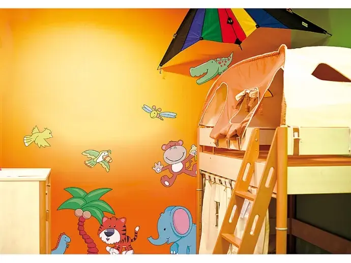 Gyerekszoba falmatrica – esőerdő állatok Gyerekszoba falmatrica – esőerdő állatok