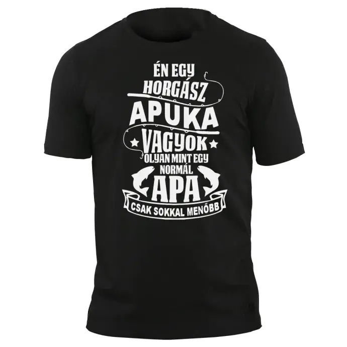 Horgász apuka vagyok póló Horgász apuka vagyok póló