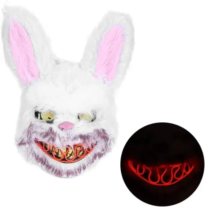 Horror nyúl - világító maszk