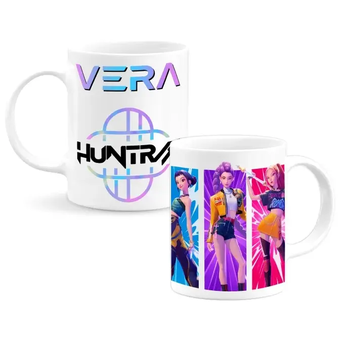 Huntrix névre szóló bögre