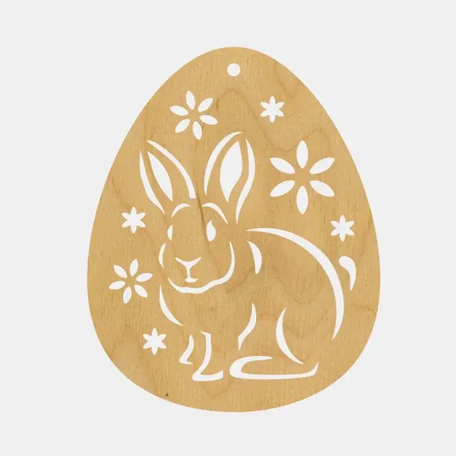 Fa húsvéti dísz - nyuszi virágokkal Fa húsvéti dísz - nyuszi virágokkal