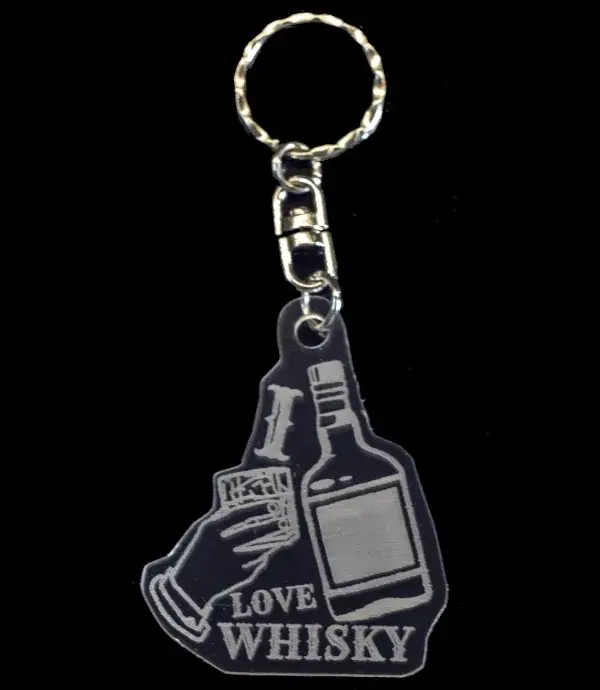 Plexi kulcstartó - Whisky kedvelőknek