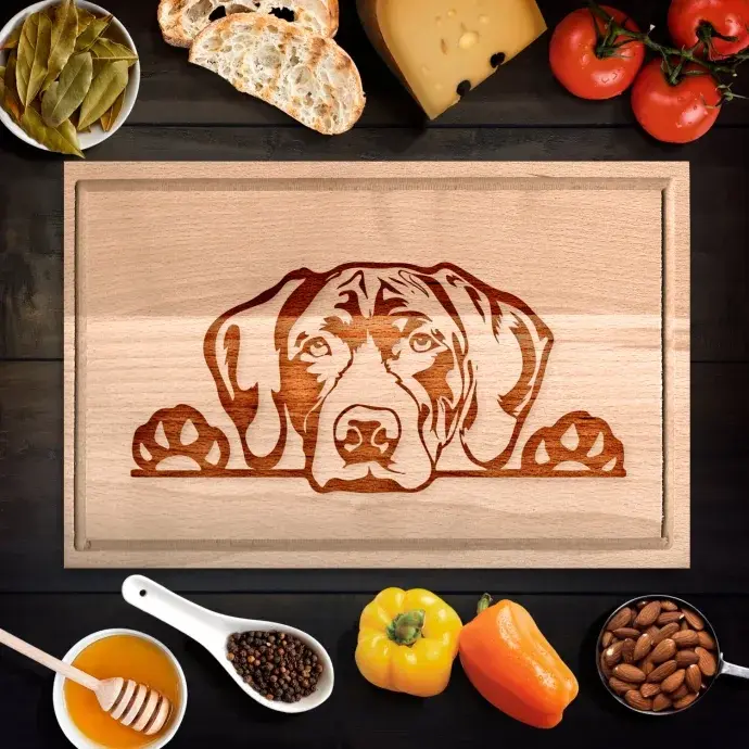 Ír szetter vágódeszka - kicsi