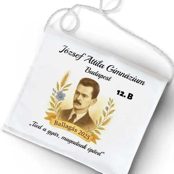 Ballagási tarisznya Iskolásoknak - József Attila