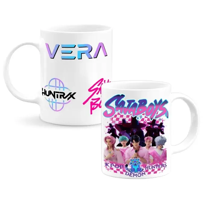 K-pop Saja Boys egyedi neves bögre