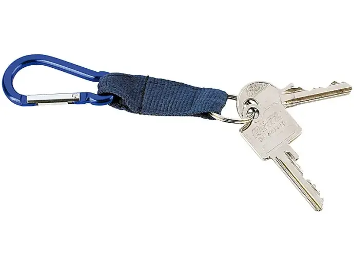 Karabiner kulcstartó