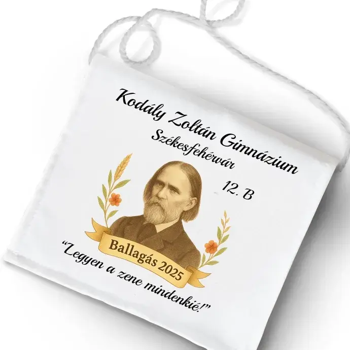 Ballagási tarisznya Iskolásoknak - Kodály Zoltán