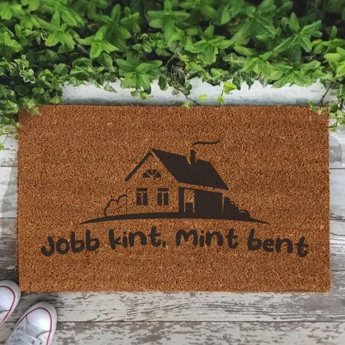 Kókuszrost lábtörlő - Jobb kint mint bent