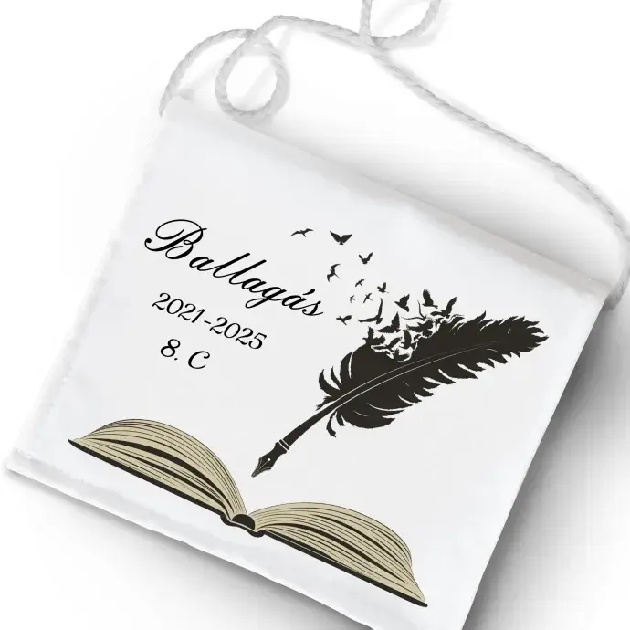 Ballagási tarisznya Iskolásoknak - Könyv és penna