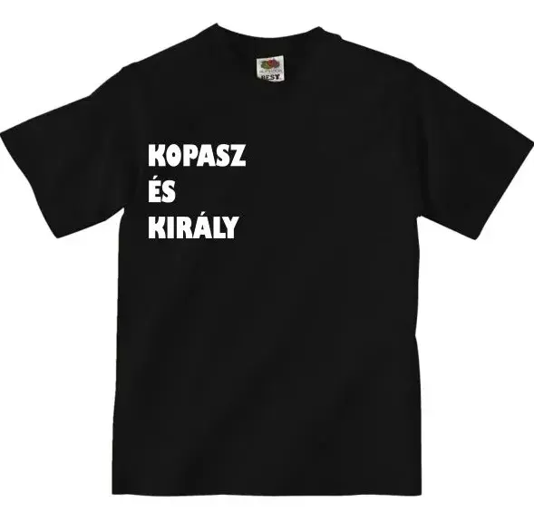 Kopasz és Király póló Kopasz és Király póló