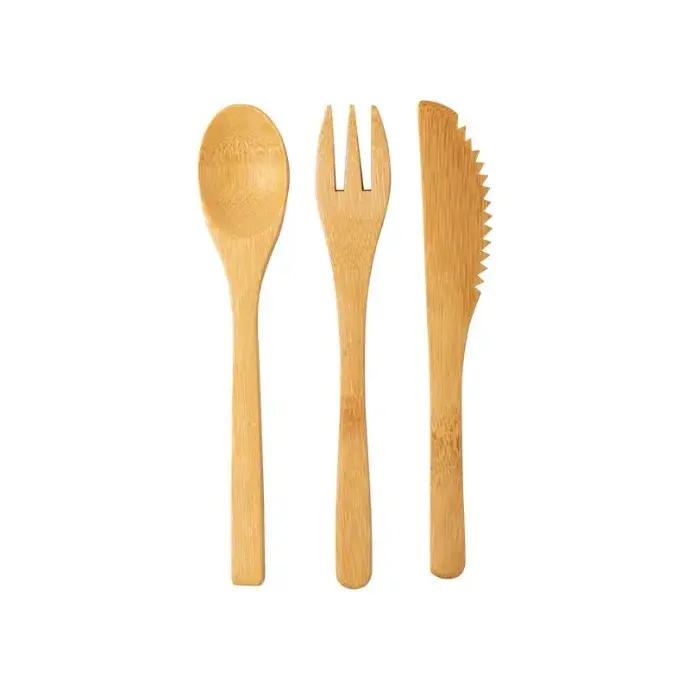 Bambusz evőeszköz készlet Bambusz evőeszköz készlet